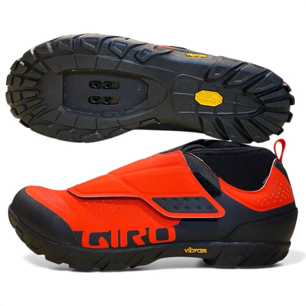 Giro Terraduro Mid Mountain Bike Cycling Shoes Vermillion Black Mens NEW $190